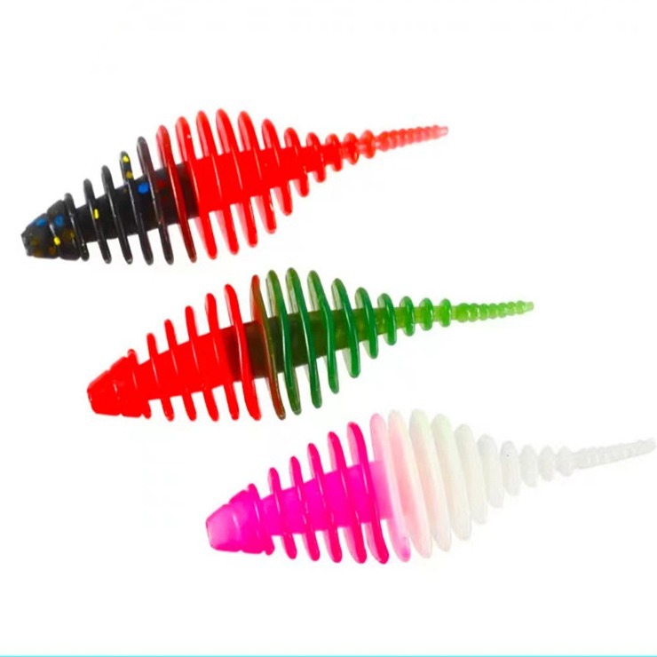 Jigger Double Sided - 8PCS Soft Worm Fishing Lure Double