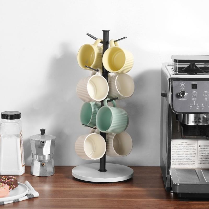 Mug Holder Tree with Marble Ba - Home Bar And Counter recension och pris