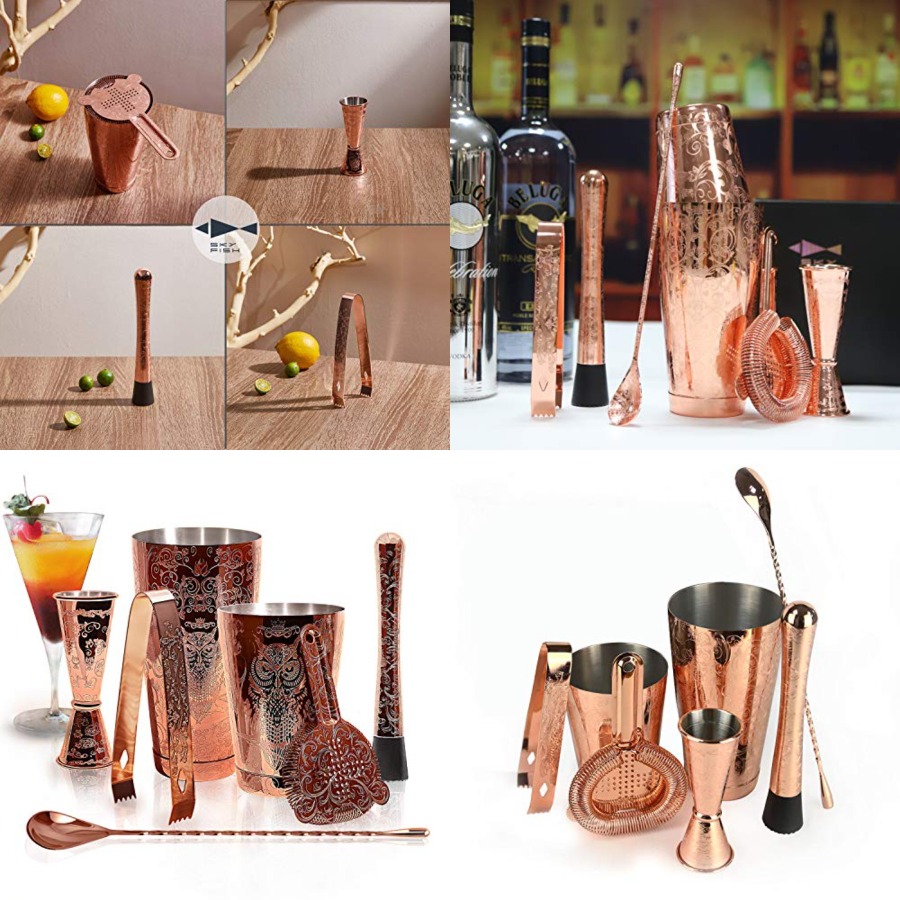Sky Fish Bartender Kit Cocktai - Boston Shaker Set recension och pris