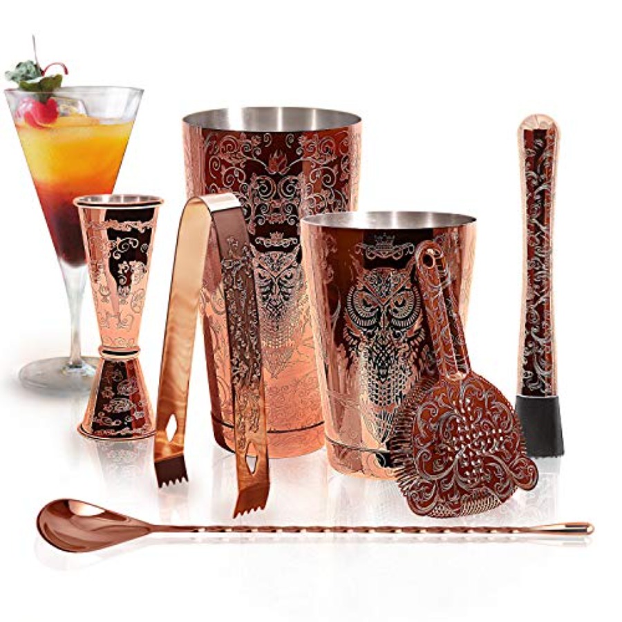Sky Fish Bartender Kit Cocktai - Boston Shaker Set recension och pris