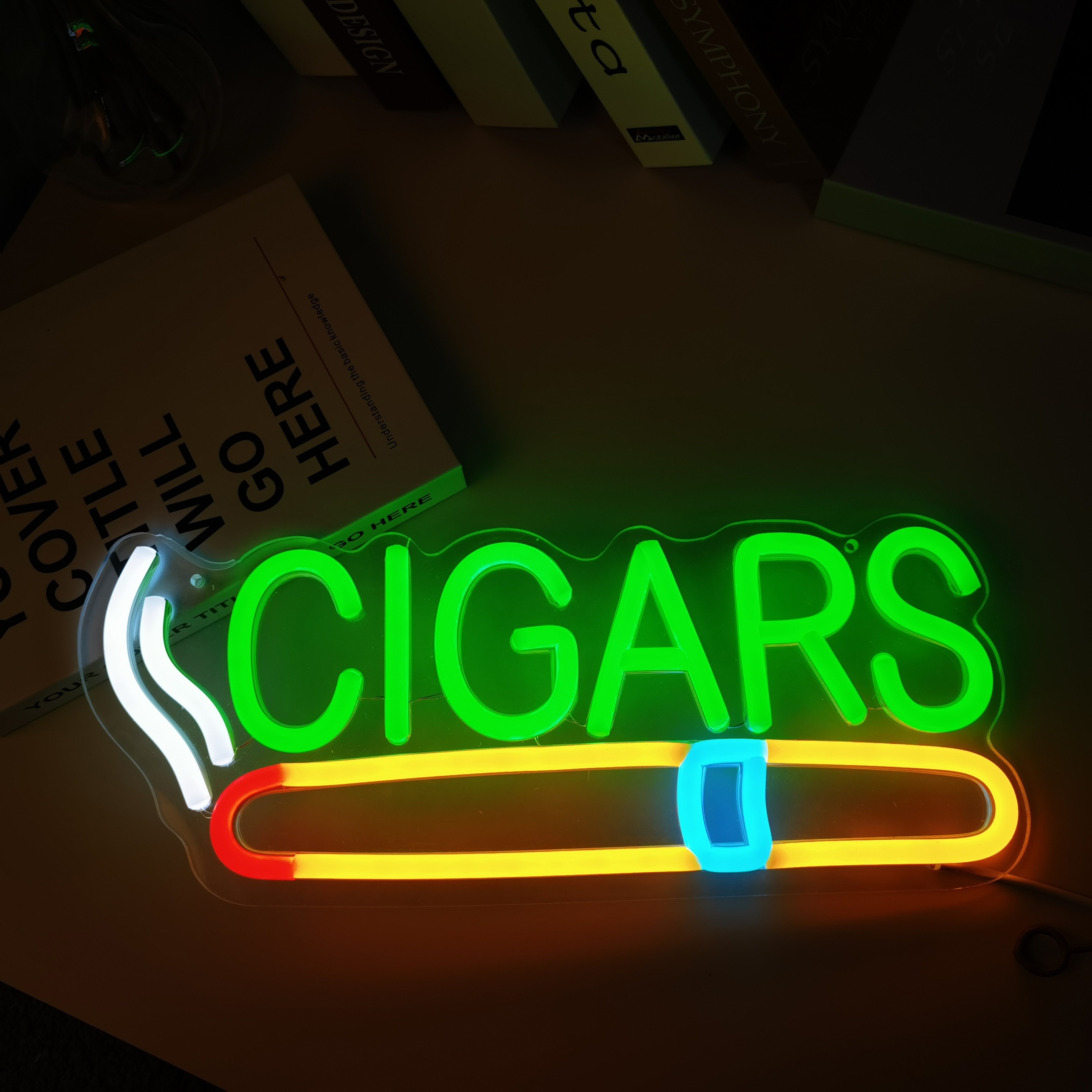 Cigar Shop Neon Sign, For Home - Home Bar Lounge recension och pris