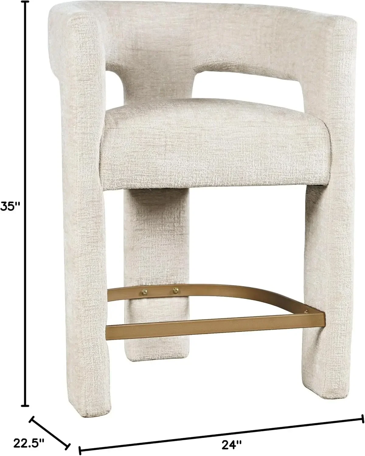 Jofran Upholstered Counter Sto - Home Bar And Counter recension och pris