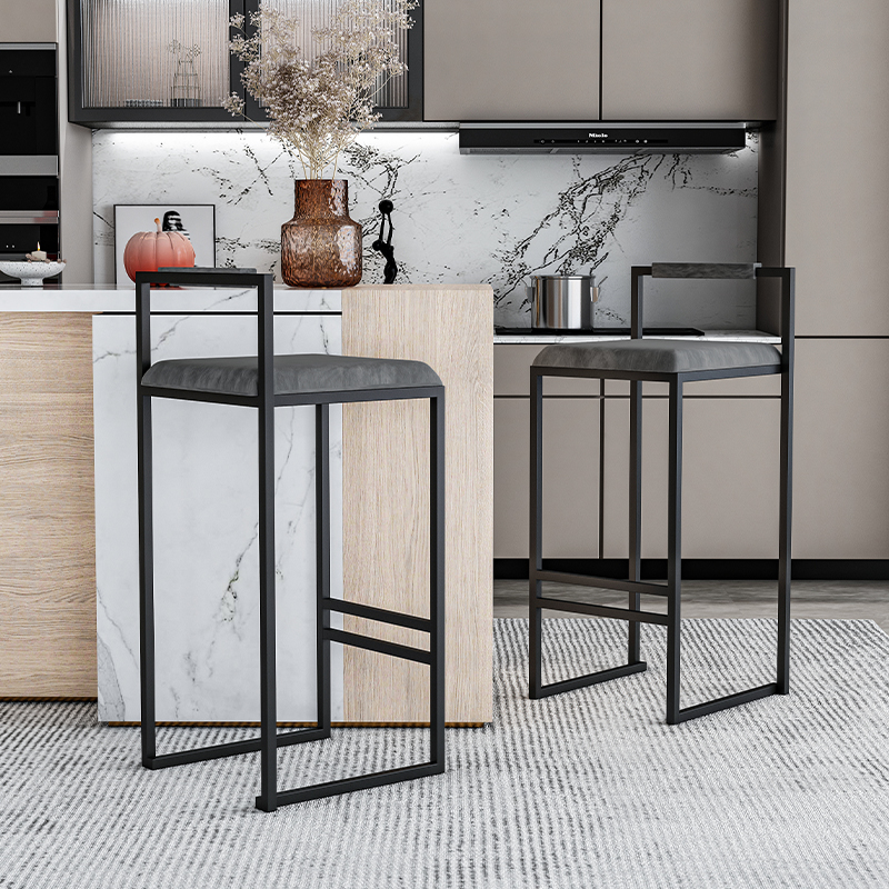Nordic Velvet Black Bar Chairs - Home Bar Lounge recension och pris