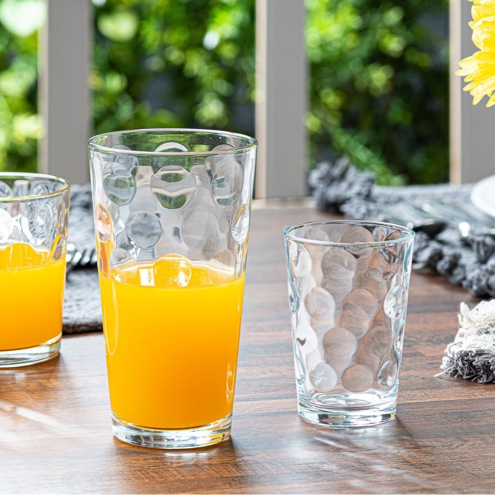 12-Piece Elegant Stackable Gla - Highball Glass Set recension och pris