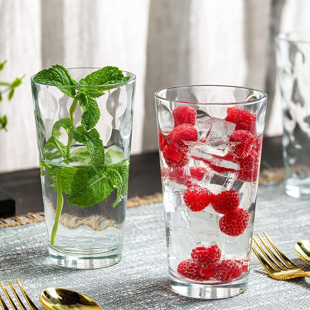 12-Piece Elegant Stackable Gla - Highball Glass Set recension och pris