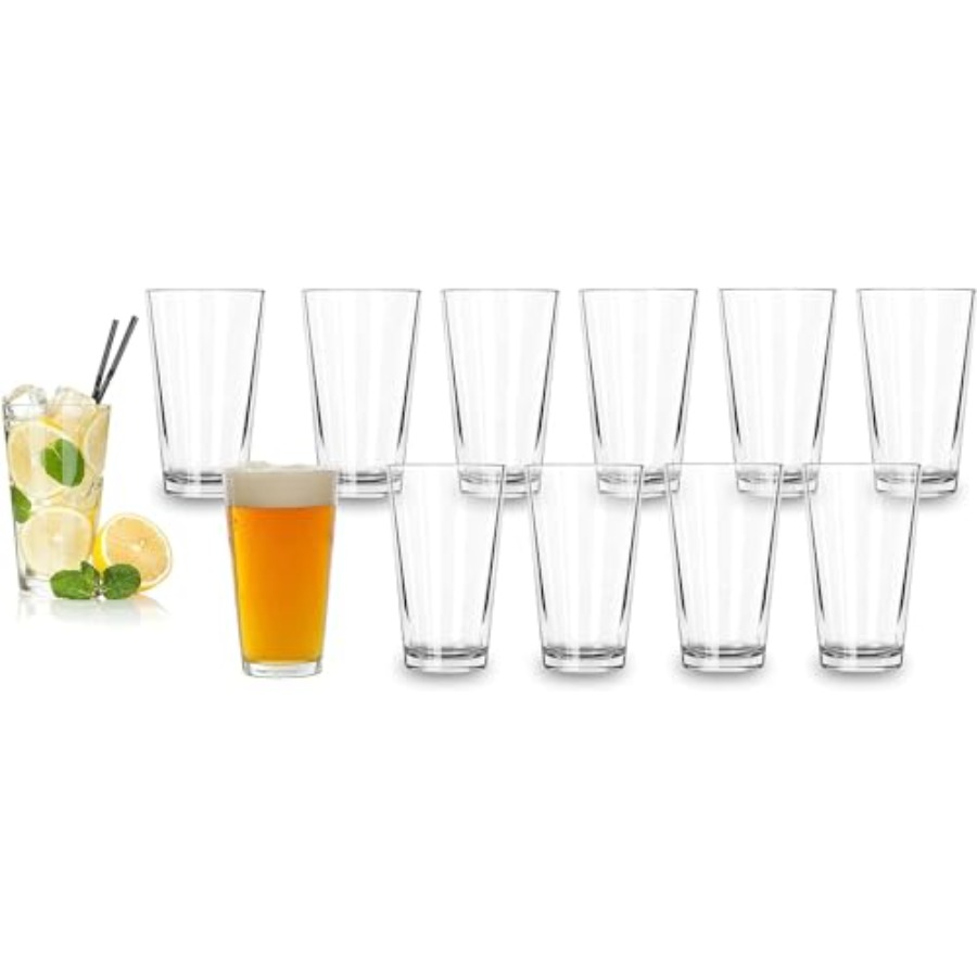 Bulk Classic Premium Beer Pint - Highball Glass Set recension och pris
