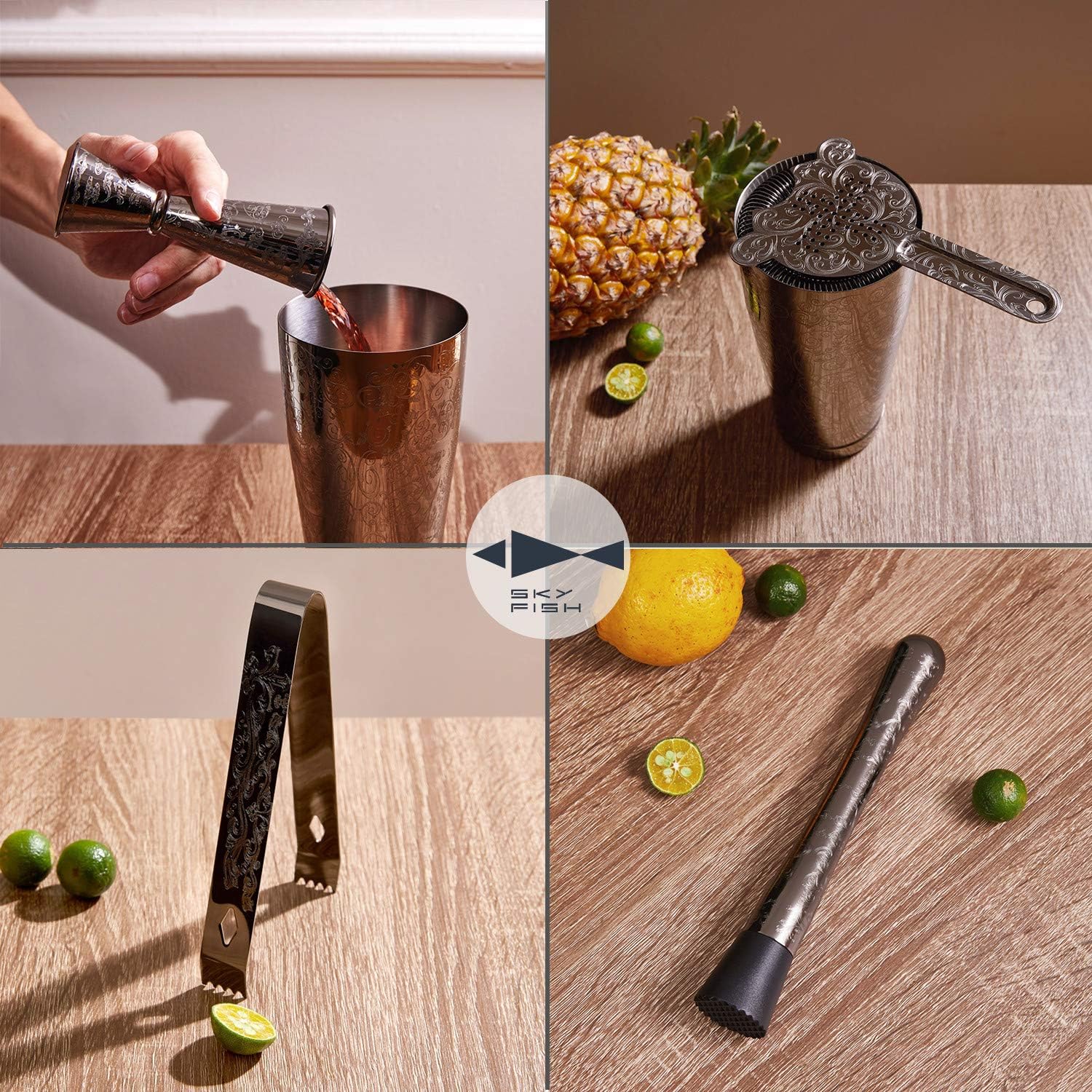 Bartender Kit Cocktail Shaker  - Boston Shaker Set recension och pris
