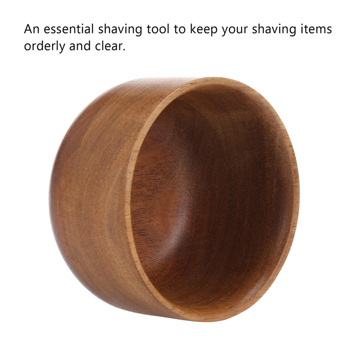 Wooden Men Shaving Bowl Light  - Home Barber recension och pris