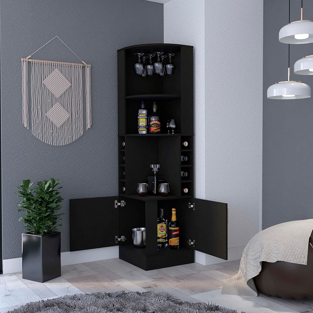 71 Tall Armhouse Wine Cabinet  - Home Bar And Cabinet recension och pris