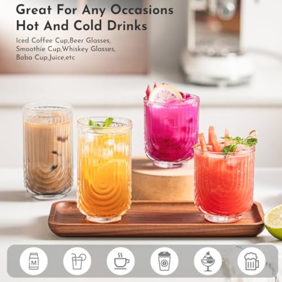 Water Drinking Glasses Set of  - Highball Glass Set recension och pris