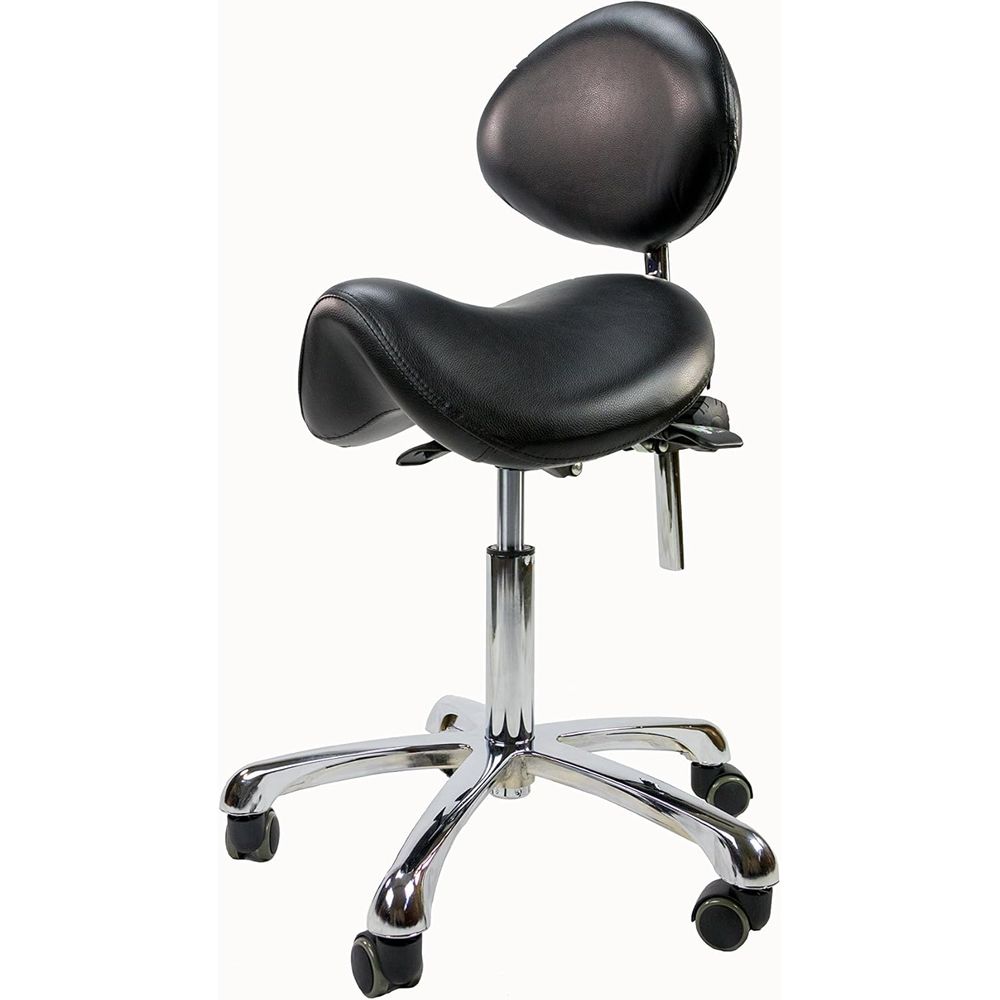 Ergonomic Rolling Stool with A - Home Barber recension och pris