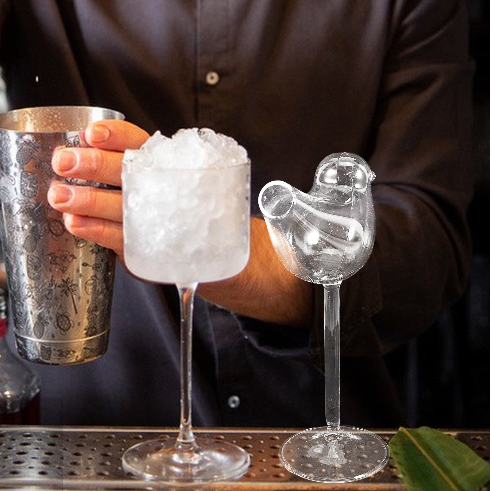 4Pcs Smoke Cocktail Glasses Se - Home Bar Set recension och pris