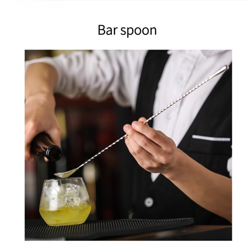 1Pcs Cocktail Bar Spoon Stainl - Bar Spoon Twisted recension och pris