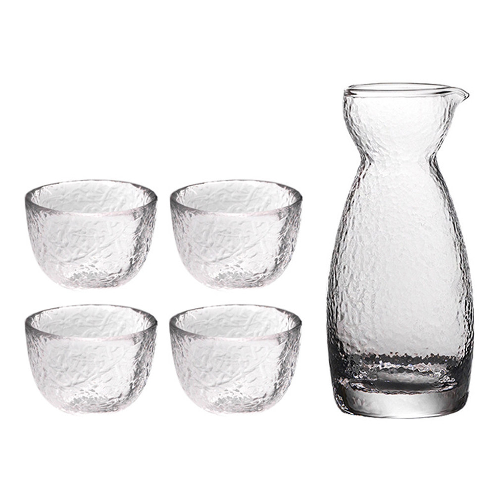 1Set Hammered Texture Sake Cup - Home Bar Set recension och pris