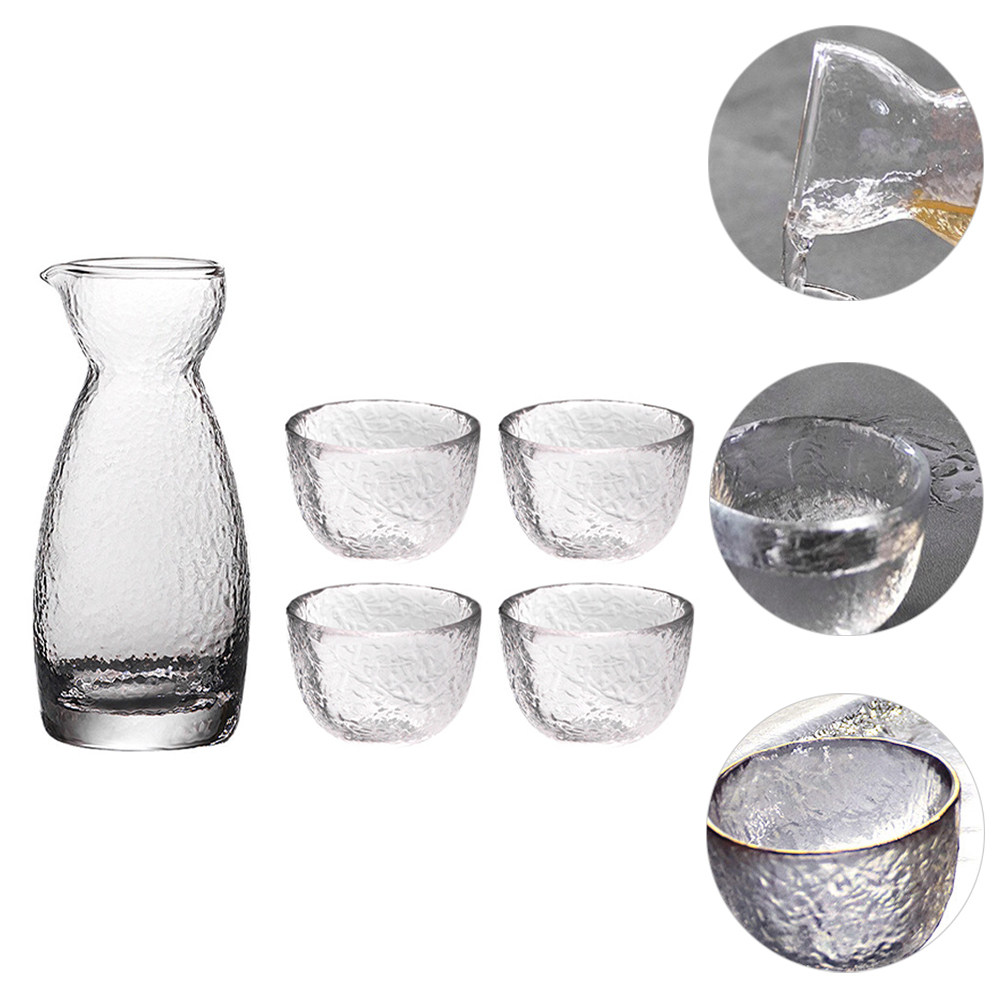 1Set Hammered Texture Sake Cup - Home Bar Set recension och pris