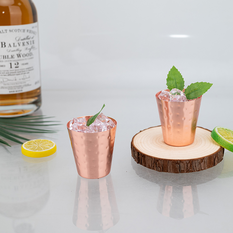 Hammered Pure Copper Shot Glas - Mule Copper Mug recension och pris