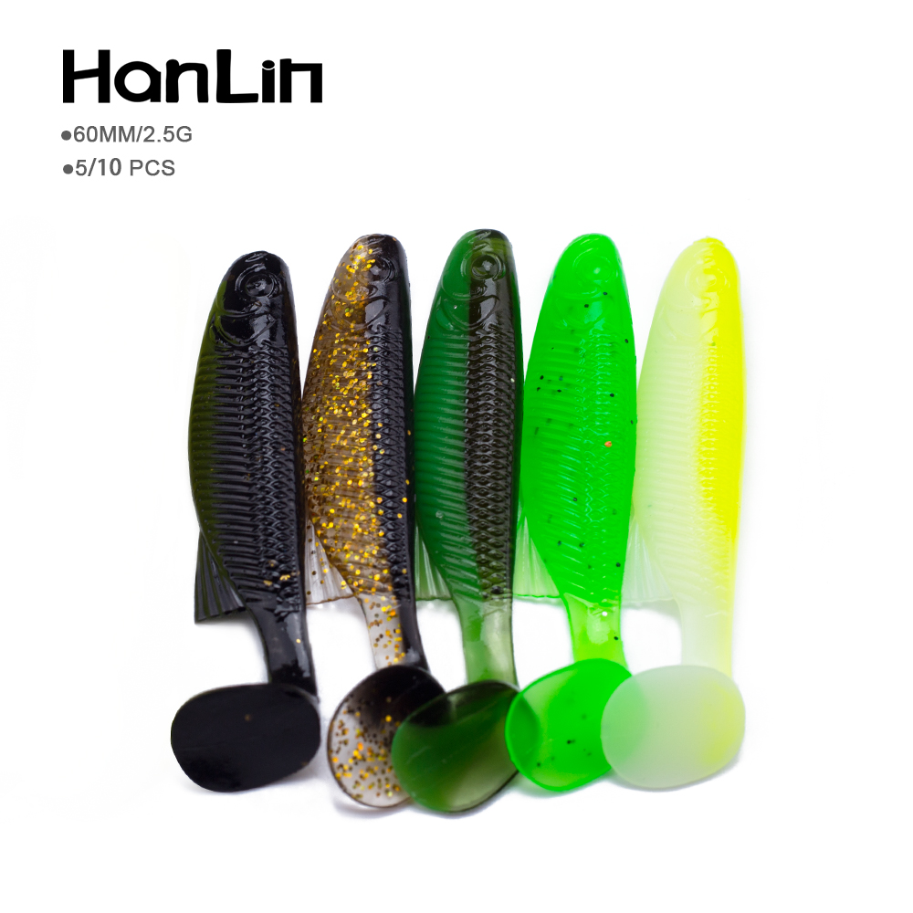 Hanlin 10/20pcs Soft Baits Wor - Jigger Double Sided recension och pris