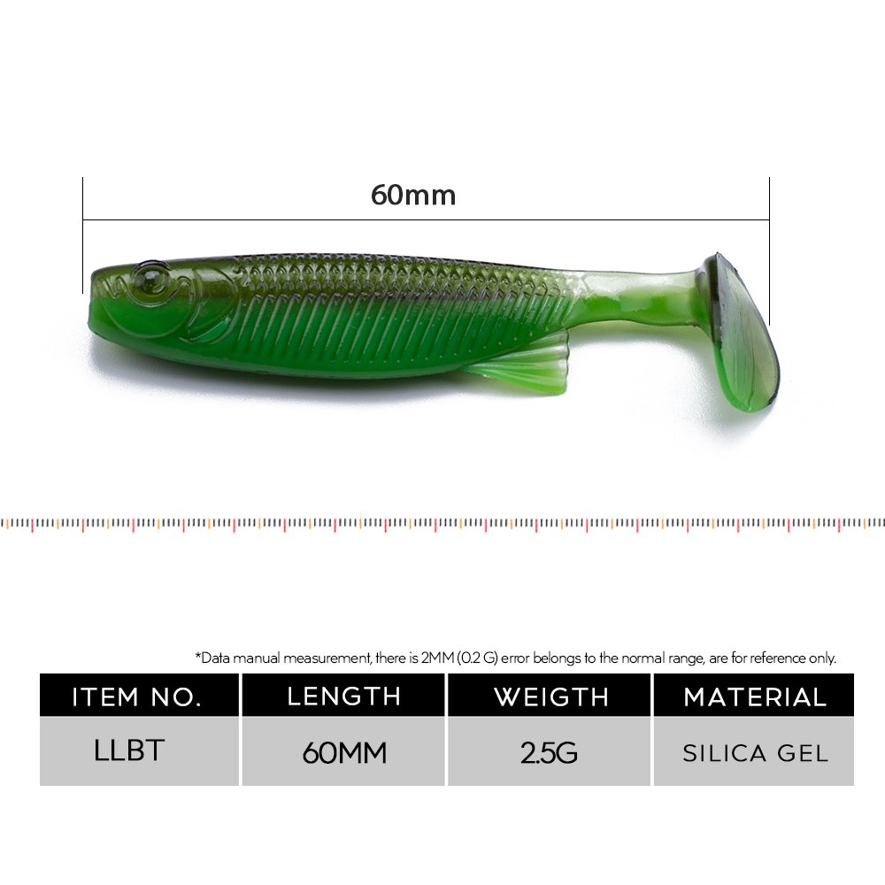 Hanlin 10/20pcs Soft Baits Wor - Jigger Double Sided recension och pris