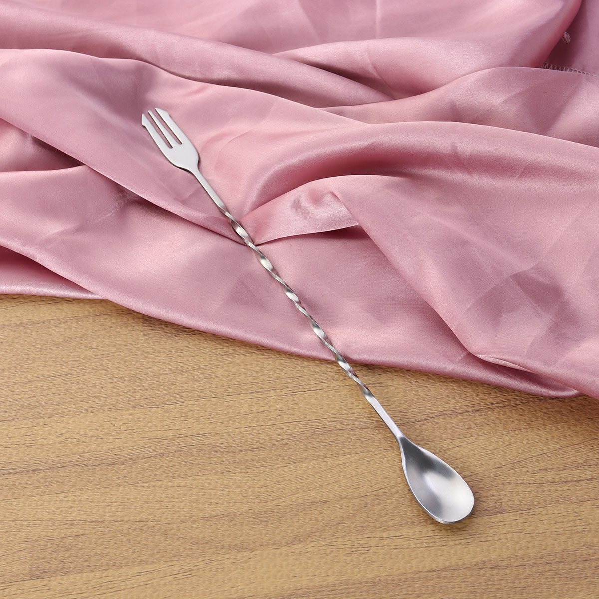 Professional 304 Stainless Ste - Bar Spoon Twisted recension och pris