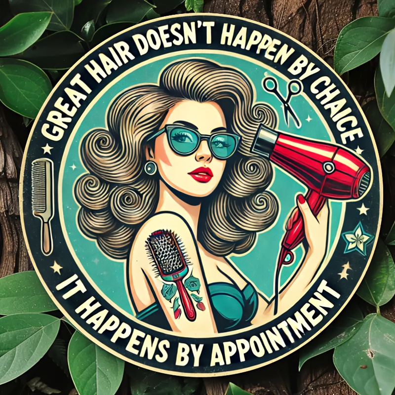 1pc Retro Hair Care Metal Alum - Home Barber recension och pris