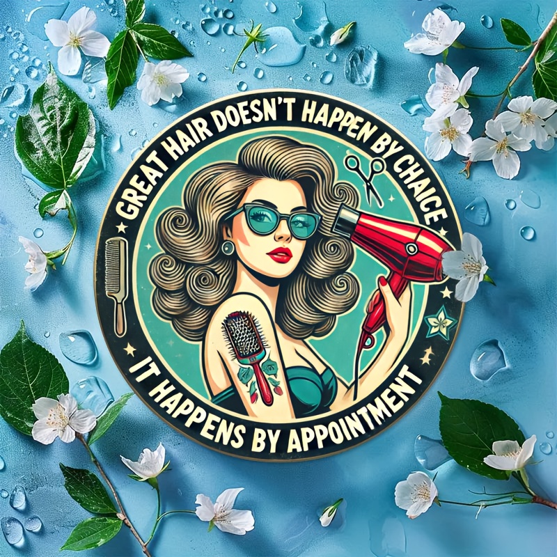 1pc Retro Hair Care Metal Alum - Home Barber recension och pris