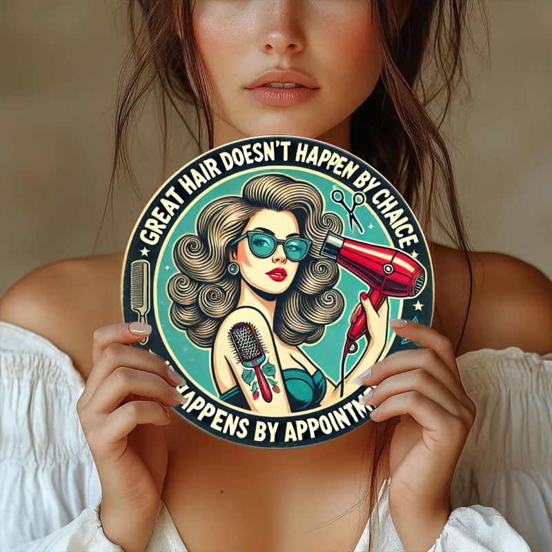 1pc Retro Hair Care Metal Alum - Home Barber recension och pris