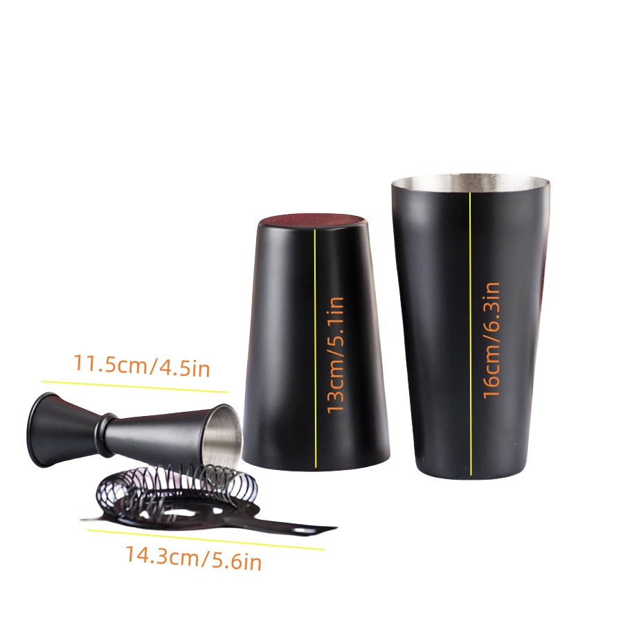 Boston Cocktail Shaker Set 4-P - Boston Shaker Set recension och pris