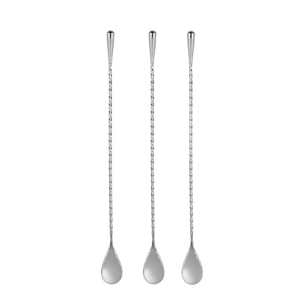 2Pcs Long Stainless Steel Cock - Bar Spoon Twisted recension och pris