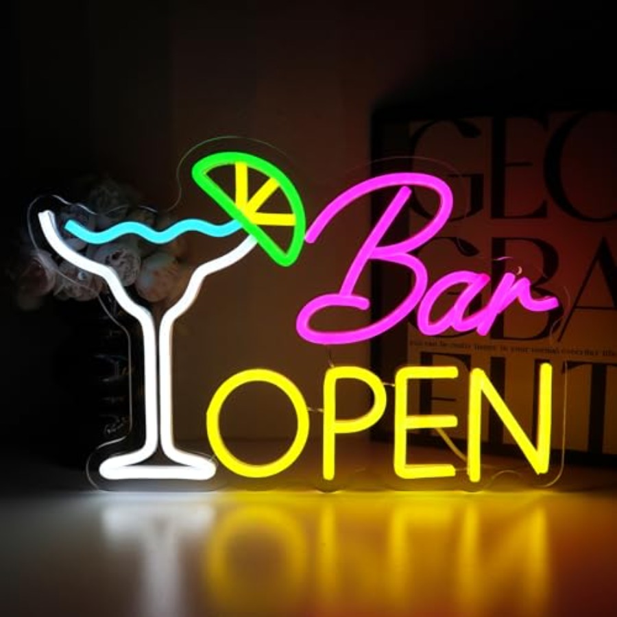 Sign for Business, Neon Open S - Home Bar And Coffee recension och pris