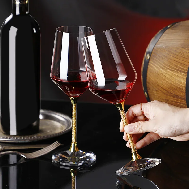 420ml Gold crystal red wine gl - Highball Glass Set recension och pris