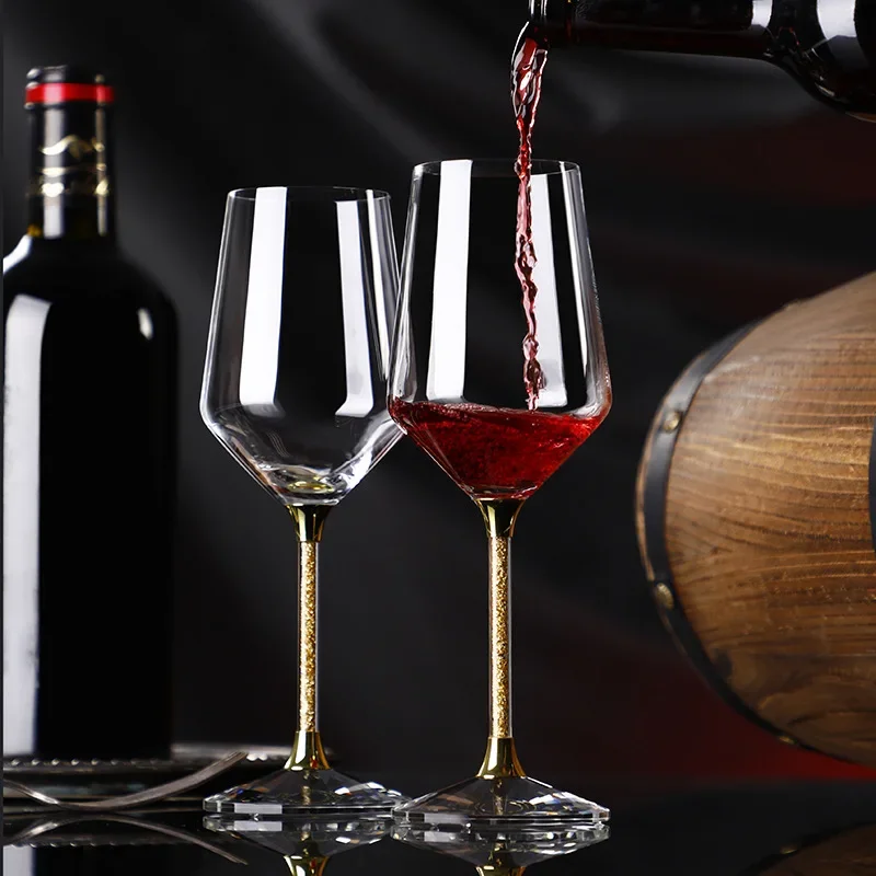 420ml Gold crystal red wine gl - Highball Glass Set recension och pris