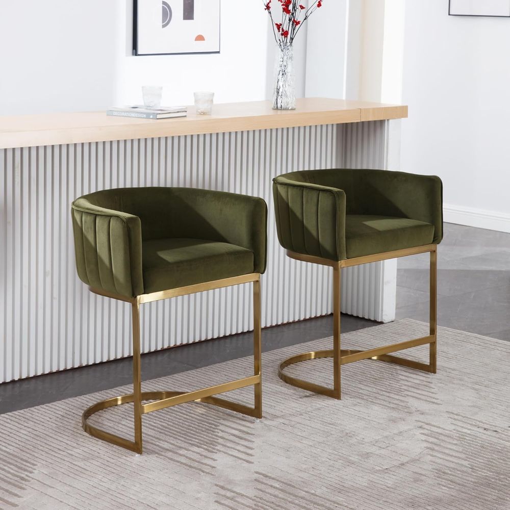 24 Velvet Upholstered Counter  - Home Bar And Counter recension och pris