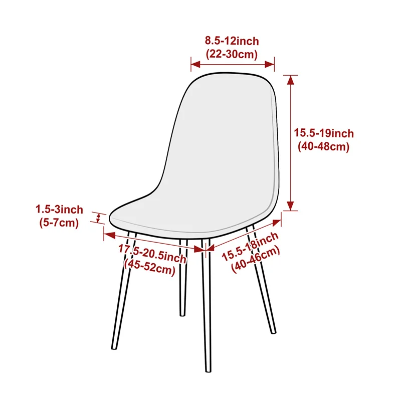 1/2pcs Stretch Shell Chair Cov - Home Bar Lounge recension och pris