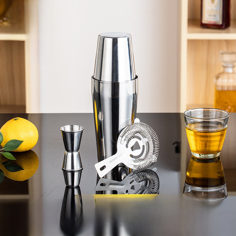 Stainless Steel Bar Tool Set C - Boston Shaker Set recension och pris