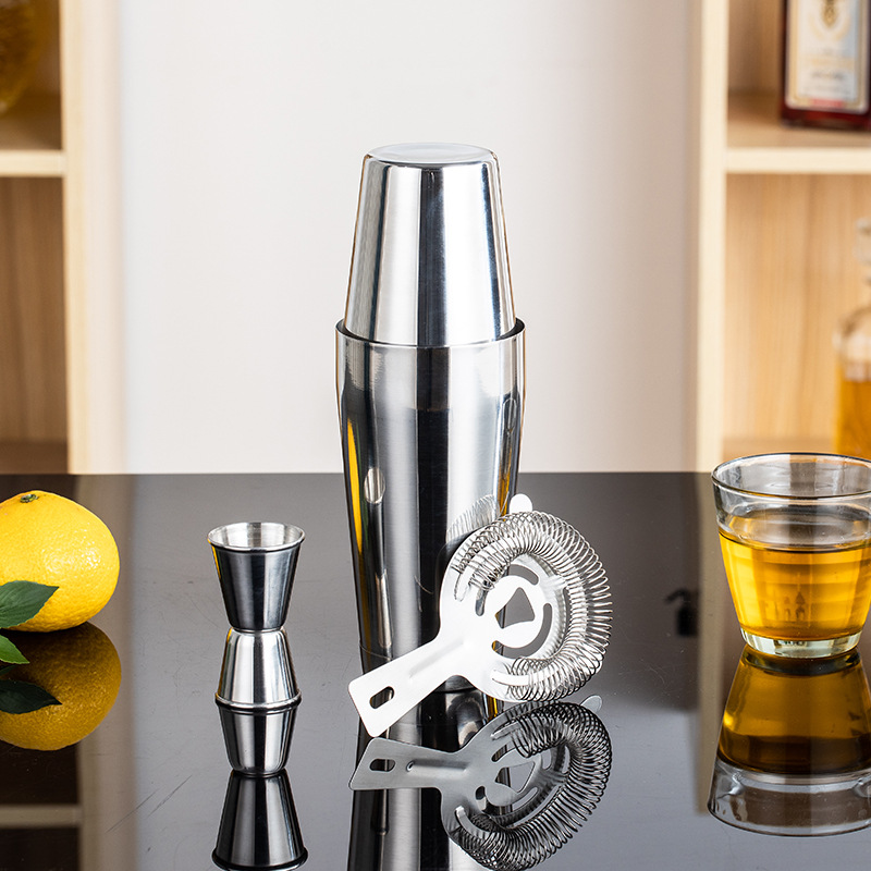 Stainless Steel Bar Tool Set C - Boston Shaker Set recension och pris