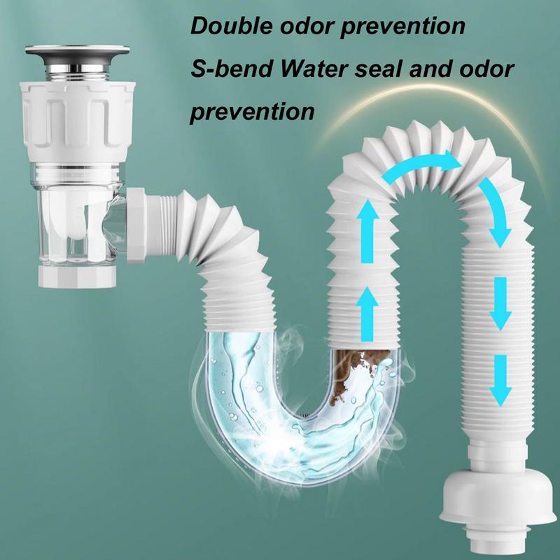 Telescoping Anti-odor Drain Pi - Home Bar Sink recension och pris