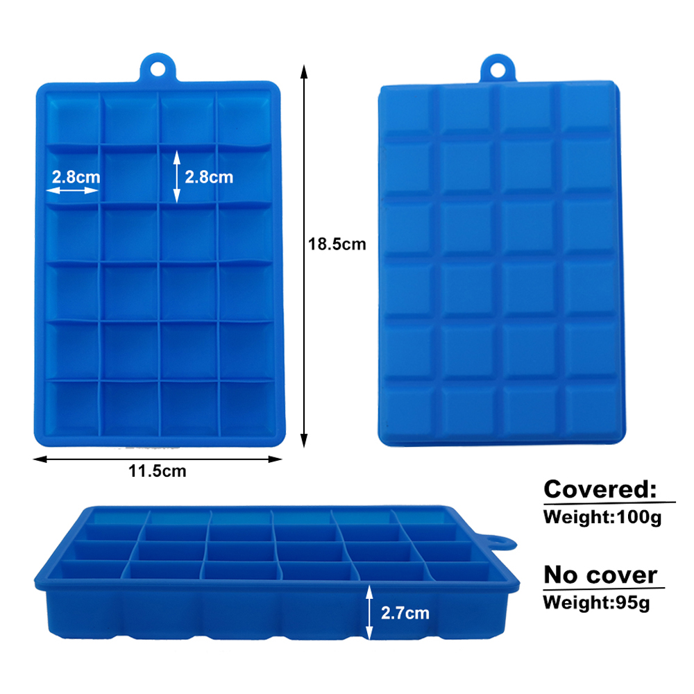 With Lid /No Lid 24-hole Silic - Ice Mold Sphere recension och pris