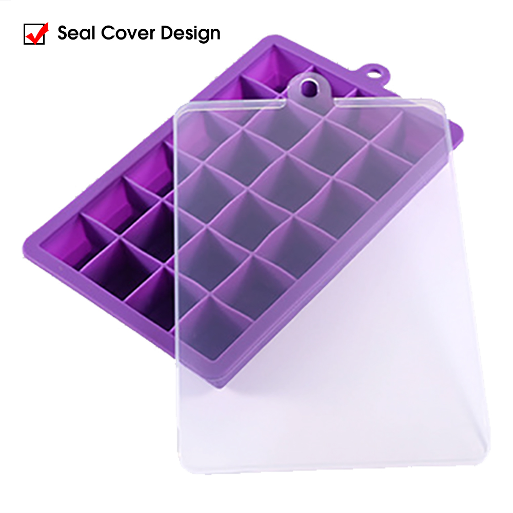 With Lid /No Lid 24-hole Silic - Ice Mold Sphere recension och pris