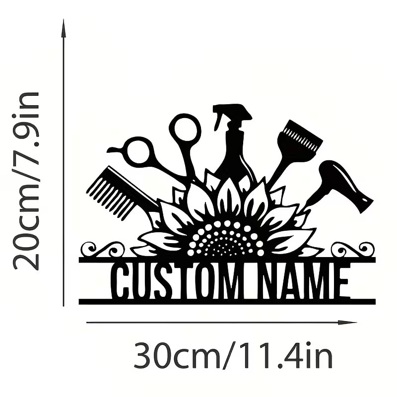 Custom Hair Stylist metal Name - Home Barber recension och pris