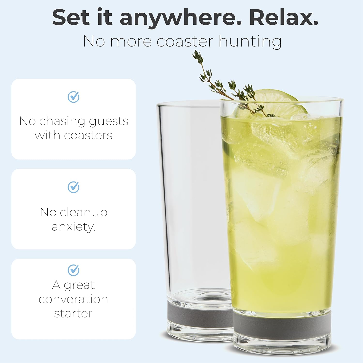 Highball Glass with Built-In S - Highball Glass Set recension och pris