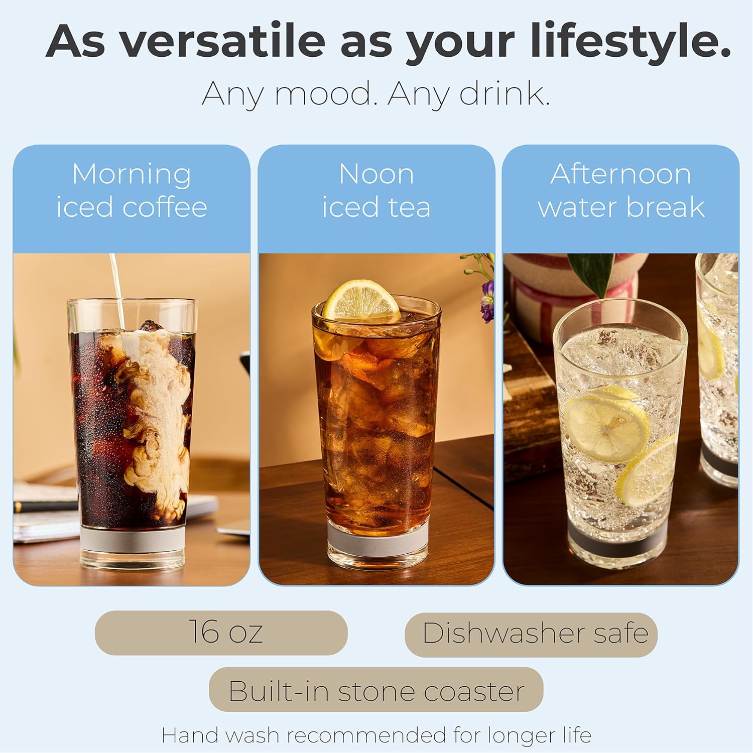 Highball Glass with Built-In S - Highball Glass Set recension och pris