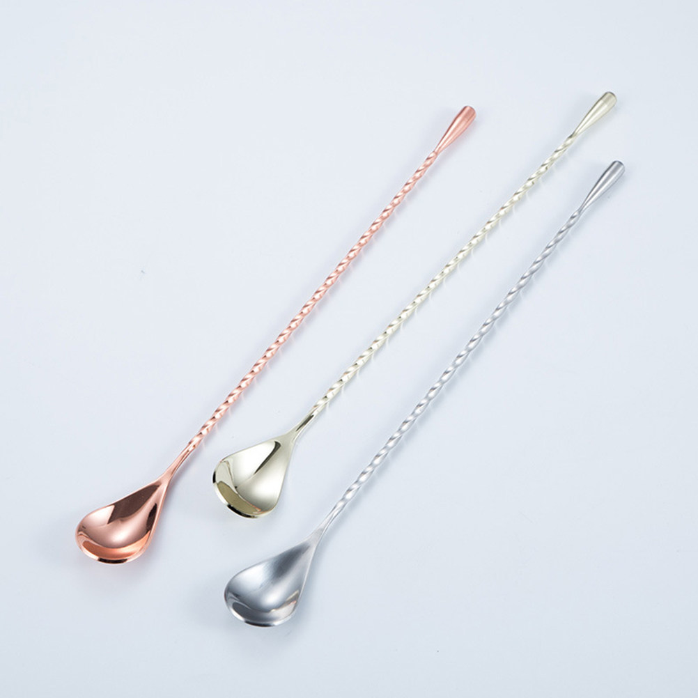 Stainless Steel Bar Cocktail S - Bar Spoon Twisted recension och pris