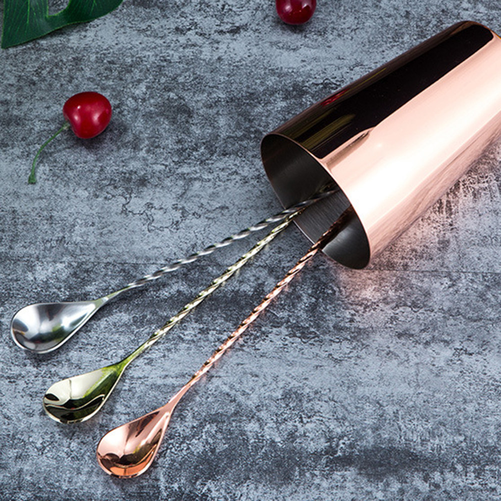 Stainless Steel Bar Cocktail S - Bar Spoon Twisted recension och pris