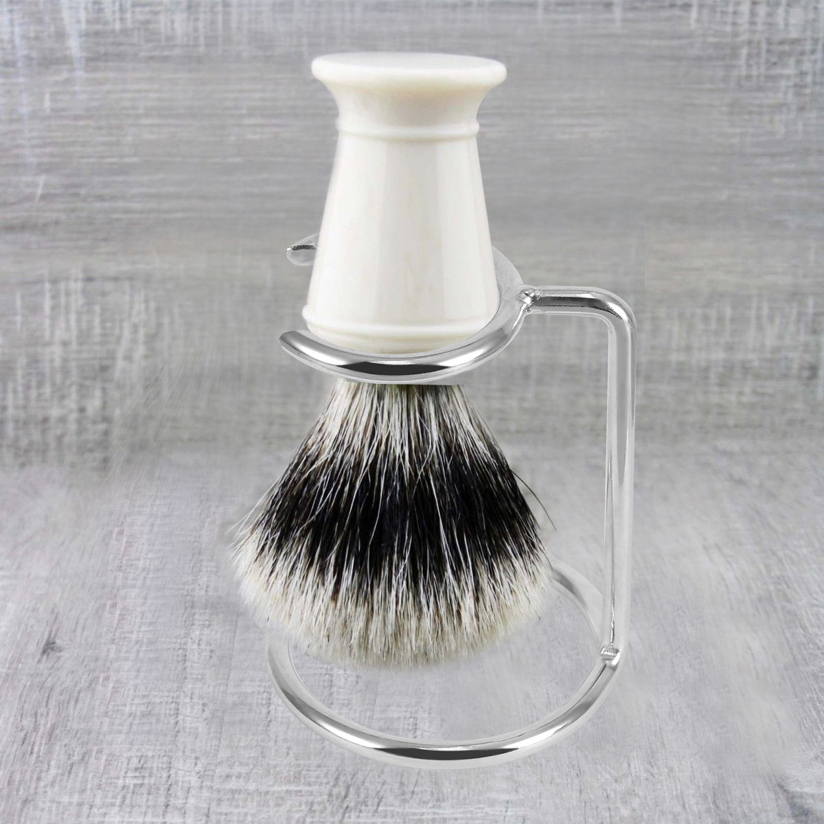 Stainless Steel Shaving Brush  - Home Barber recension och pris
