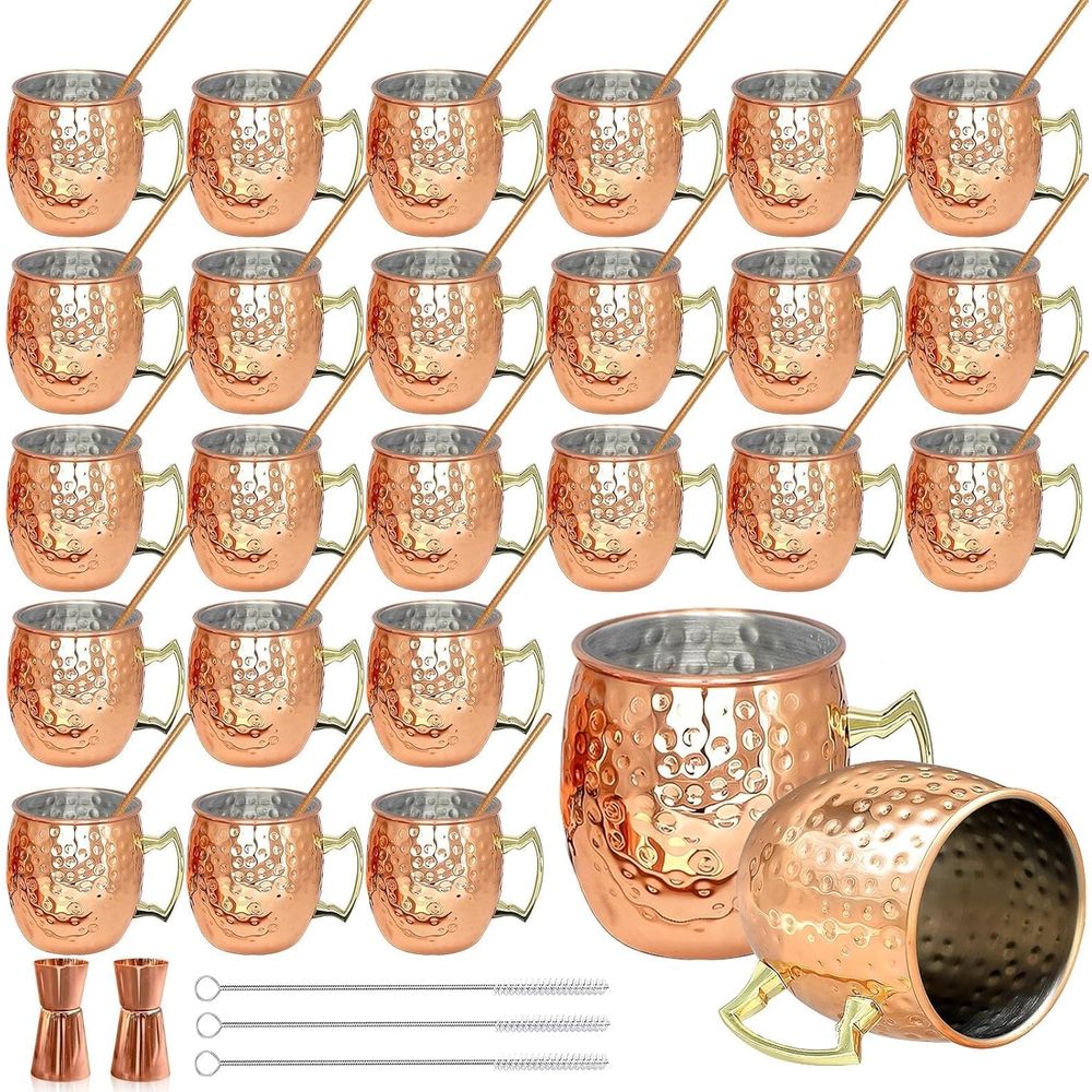 Moscow Mule Copper Mugs- Set o - Mule Copper Mug recension och pris