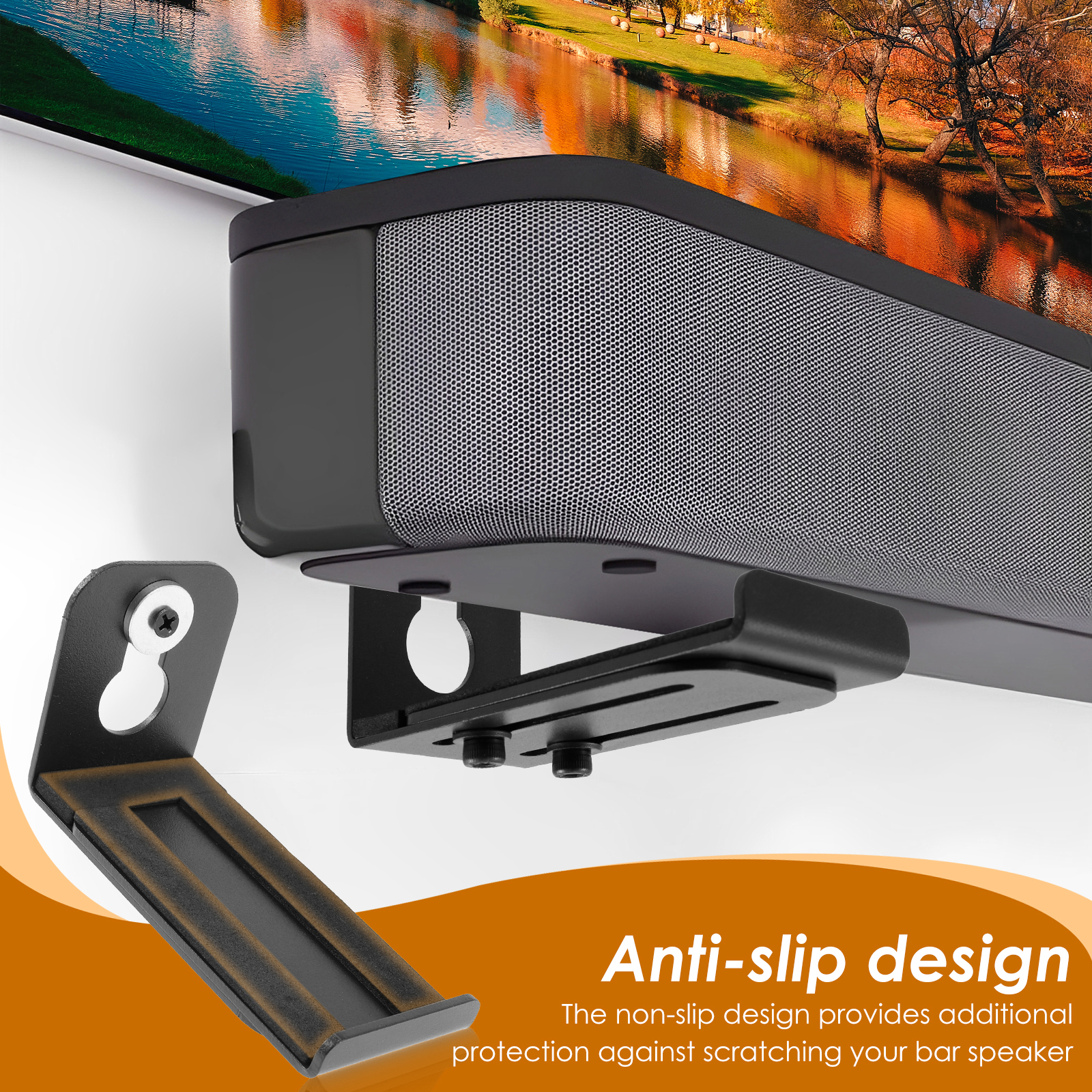 2Pcs Soundbar Speaker Stands W - Home Bar Set recension och pris