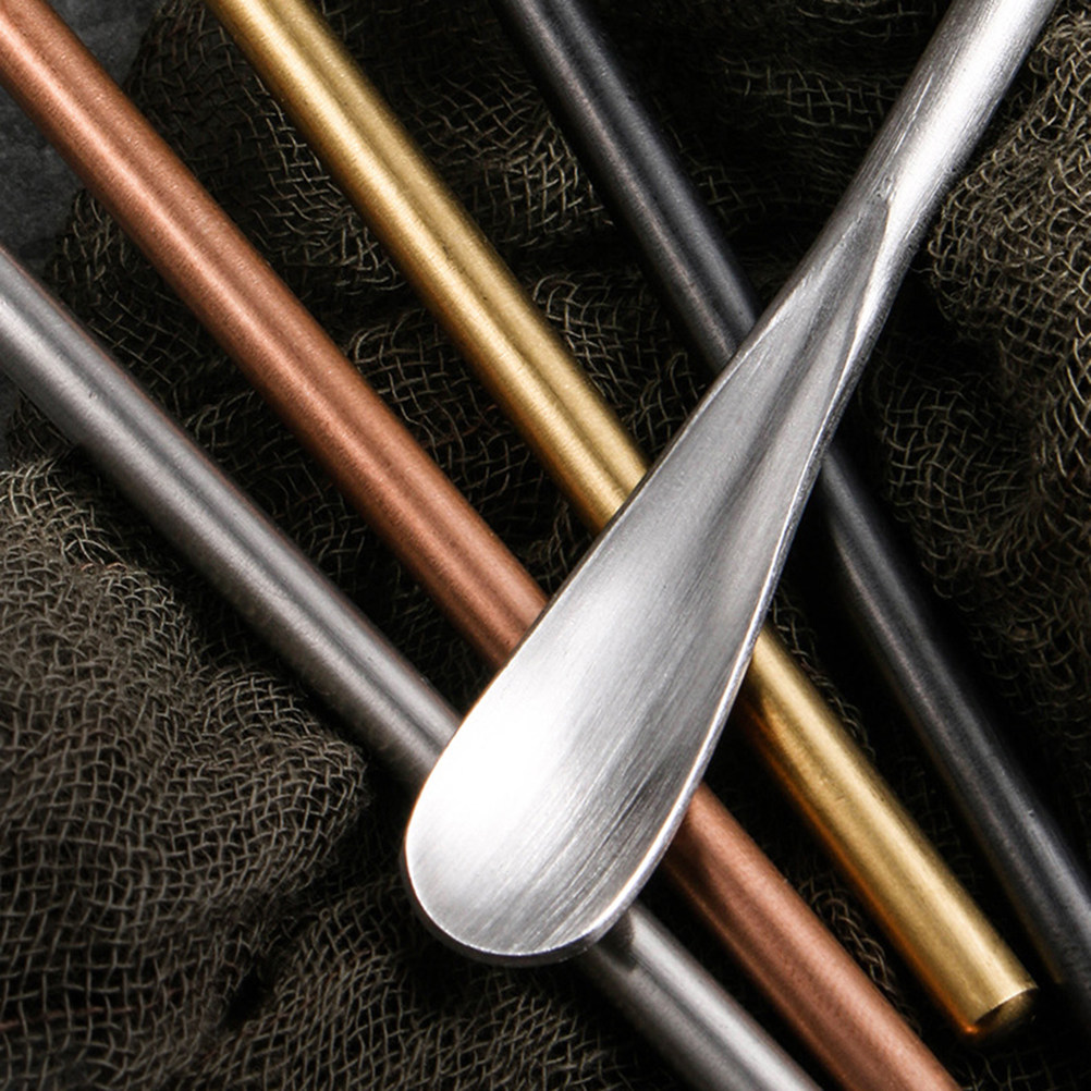 2Pcs Premium Stainless Steel B - Bar Spoon Twisted recension och pris