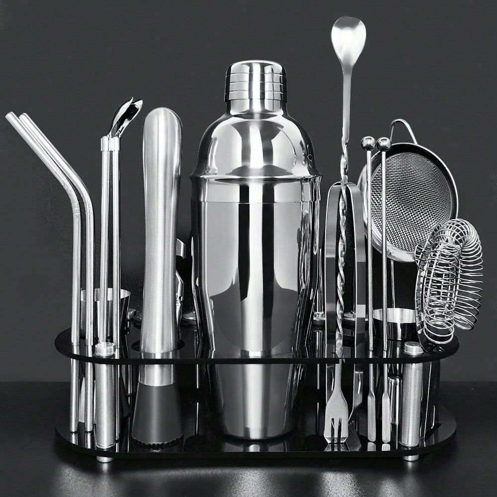 22 Pieces Cocktail Shaker Set, - Boston Shaker Set recension och pris