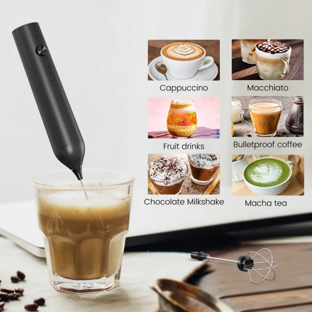 Wireless Electric Mini Milk Fr - Home Barista recension och pris
