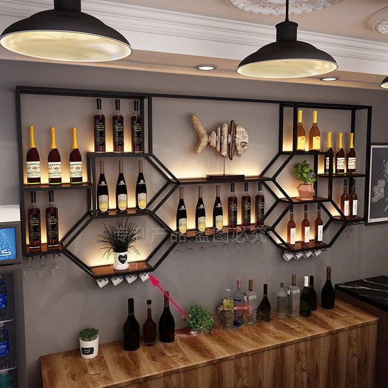 Metal Shelves Wine Cabinet Liv - Home Bar And Cabinet recension och pris